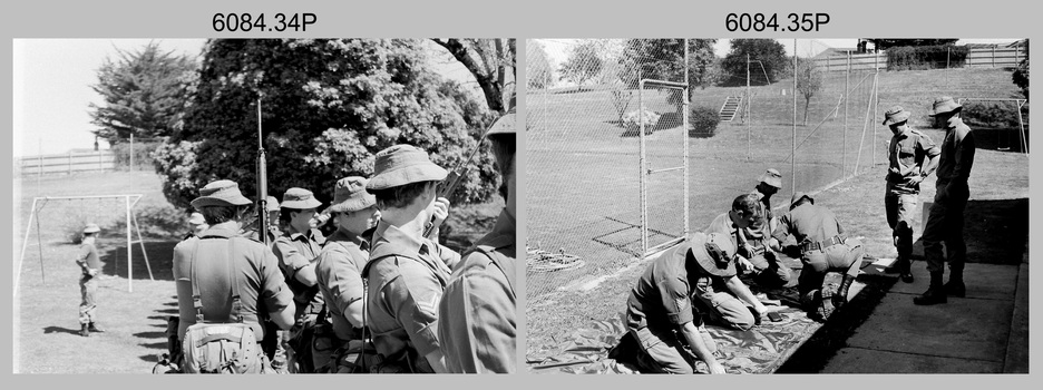 Military Skills Revision - Army Survey Regiment Regimental Training, Fortuna, Bendigo. 1985