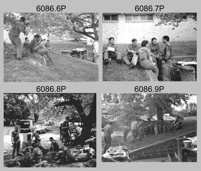 BBQ - Army Survey Regiment Regimental Training. 1985.