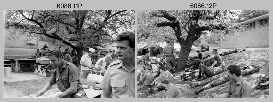 BBQ - Army Survey Regiment Regimental Training. 1985.
