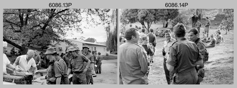 BBQ - Army Survey Regiment Regimental Training. 1985.
