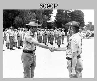 Commanding Officer Handover Parade - Army Survey Regiment, Bendigo 1980.