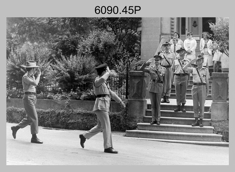 Commanding Officer Handover Parade - Army Survey Regiment, Fortuna, Bendigo 1980.