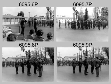 Corps Day Parade at the Army Survey Regiment, Fortuna Villa, Bendigo. 1983.