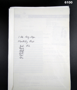 Report on activities 1 Fd Svy Sqn Jul - Sep 78