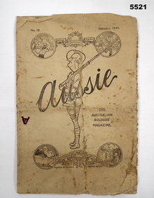 Magazine titled "Aussie", The Australian Soldier's Magazine.