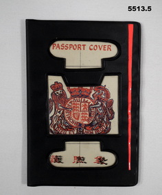 Old Australian Passport and holder.