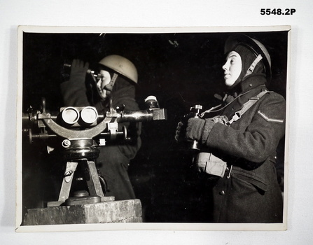 British female soldiers manning Aircraft defences