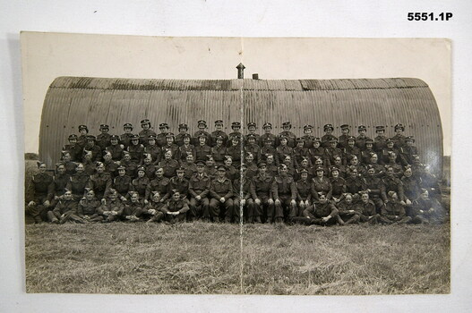 Two photos of Air Defence Unit.