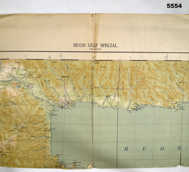 Huon Gulf Special, New Guinea area map.