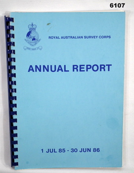 A4 Report on RASvy activities Jul 85 - Jun 86