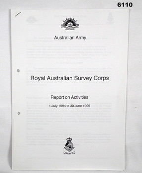 8 Page report on production of RASvy 94/95