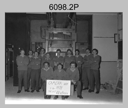 Camera Section, Lithographic Squadron - Army Survey Regiment, Bendigo. 1978.