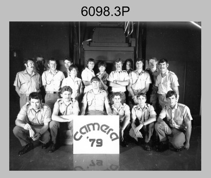 Camera Section, Lithographic Squadron - Army Survey Regiment, Bendigo. 1979.