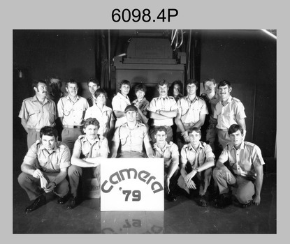 Camera Section, Lithographic Squadron - Army Survey Regiment, Bendigo. 1979.