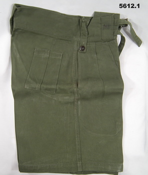 Starched shorts worn in Malaya 1969