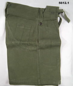 Starched shorts worn in Malaya 1969