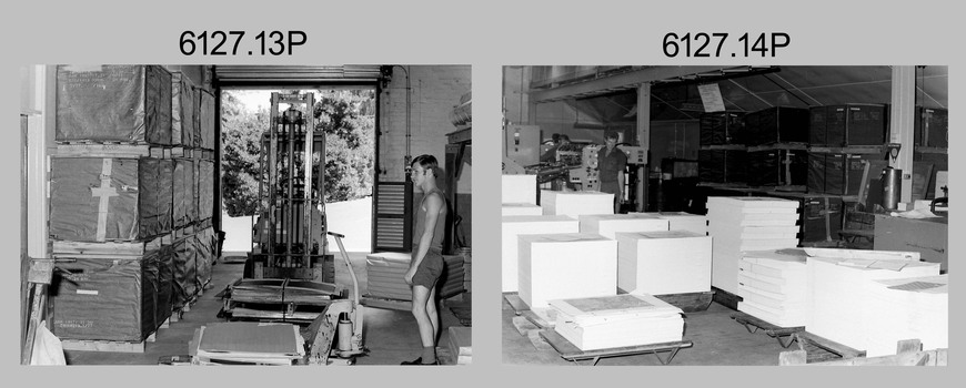 Lithographic Squadron’s Print Troop - Army Survey Regiment, Bendigo. 1986.