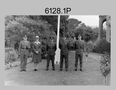 Army Survey Regiment Key Senior Personnel, Fortuna, Bendigo. 1986.