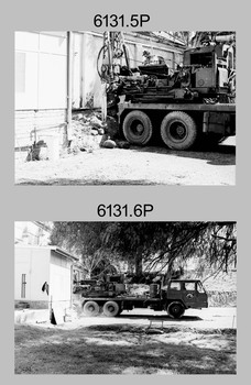 Lithographic Squadron’s new Printing Building foundation preparation at the Army Survey Regiment, Bendigo 1987.