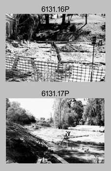 Lithographic Squadron’s new Printing Building foundation preparation at the Army Survey Regiment, Bendigo 1987.