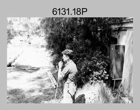 Lithographic Squadron’s new Printing Building foundation preparation at the Army Survey Regiment, Bendigo 1987.