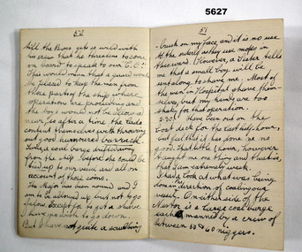 Diary of a Soldier written in WW 1 