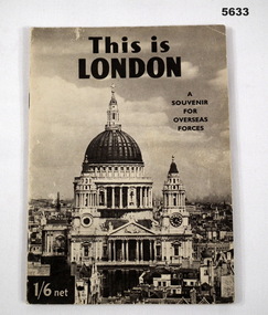 Tourist book of London WW2 