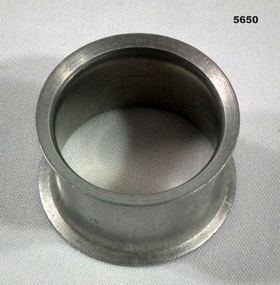 Aluminium serviette ring made from aeroplane parts.