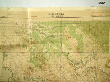 Military map of Port Moresby 1943