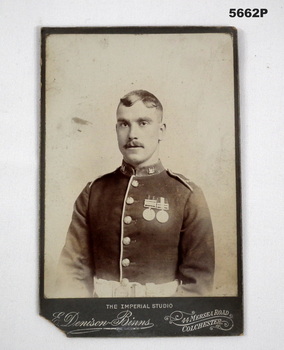 PHOTO OF BRITISH SOLDIER POST BOER WAR.