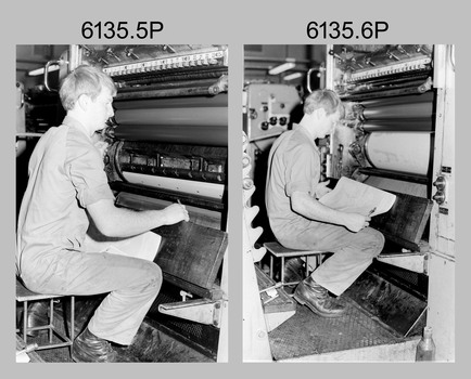 Lithographic Squadron’s Print Troop - Army Survey Regiment, Bendigo. 1988. 