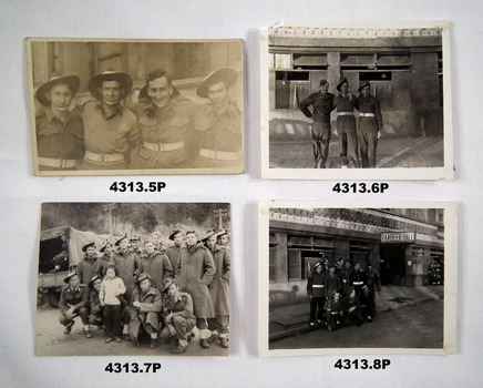 Series of 4 photos relating to BCOF service.