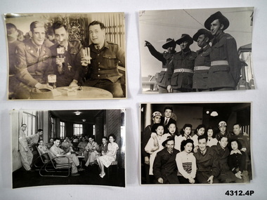 Eleven photos relating to service with BCOF Japan.