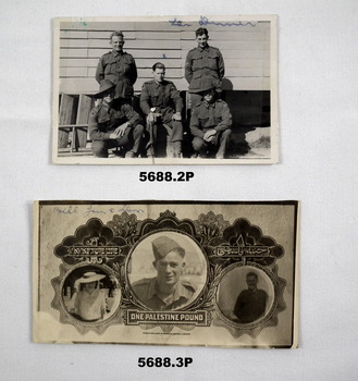 Three photos of Australian soldiers WW2