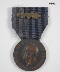 MEDAL - ITALIAN/ETHIOPIAN CAMPAIGN AND RIBBON.