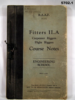 Two RAAF books - Course notes for fitters.