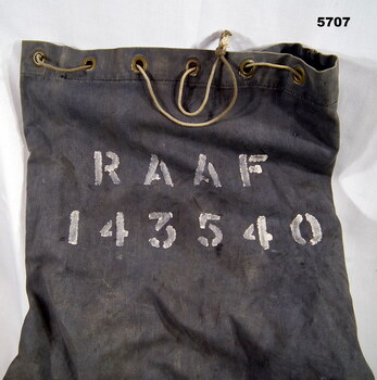 RAAF Kit bag No. 143540.