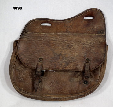 Leather bag for a light horseman.