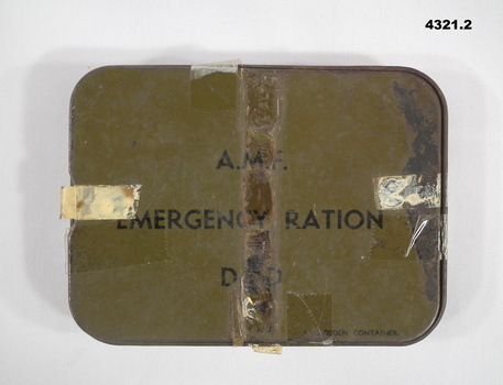 Australian Emergency ration tin WW2.