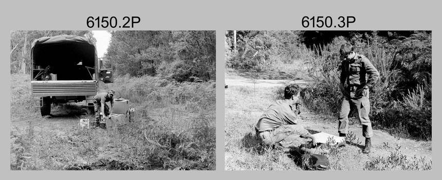 Regimental Training -  Lithographic Squadron Army Survey Regiment, Fortuna, Bendigo. 1989.