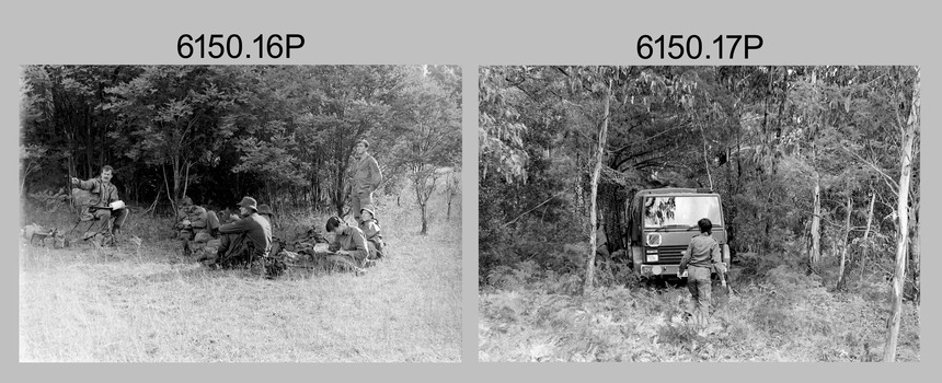 Regimental Training -  Lithographic Squadron Army Survey Regiment, Fortuna, Bendigo. 1989.