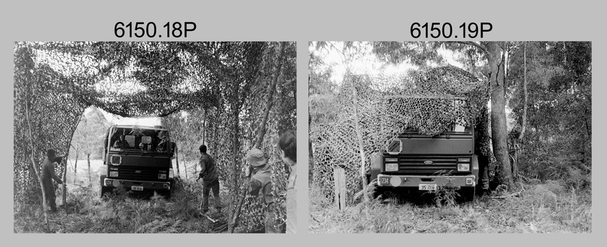 Regimental Training -  Lithographic Squadron Army Survey Regiment, Fortuna, Bendigo. 1989.