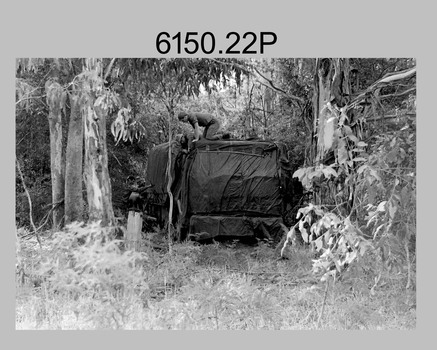 Regimental Training -  Lithographic Squadron Army Survey Regiment, Fortuna, Bendigo. 1989.