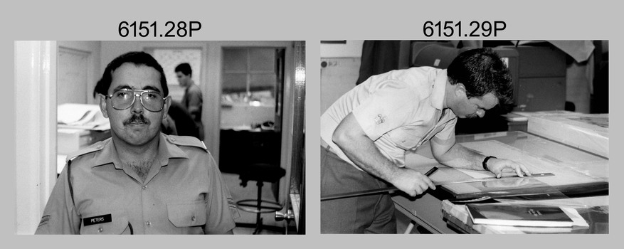 Personnel and Equipment Lithographic Squadron Army Survey Regiment, Bendigo. 1992. 