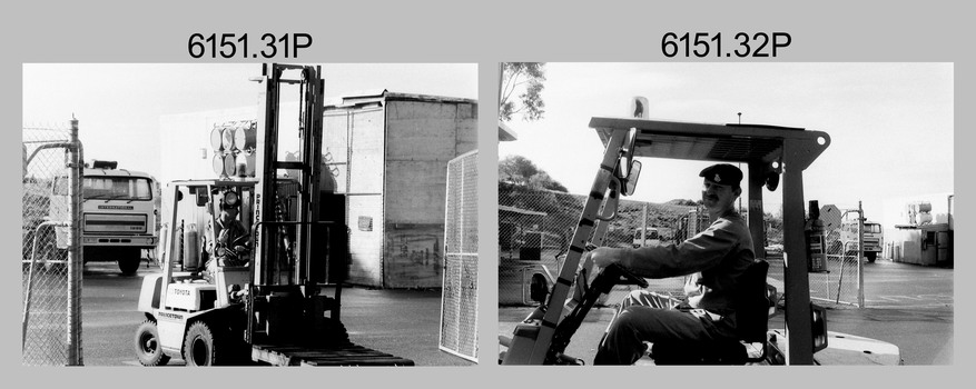 Personnel and Equipment Lithographic Squadron Army Survey Regiment, Bendigo. 1992. 