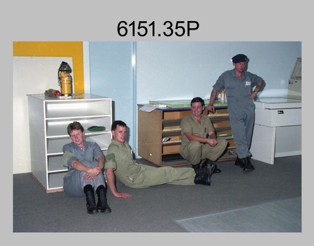 Personnel and Equipment Lithographic Squadron Army Survey Regiment, Bendigo. 1992. 