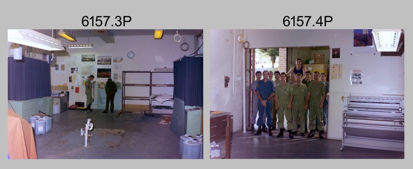 Lithographic Squadron’s building upgrades at the Army Survey Regiment, Bendigo 1990. 
