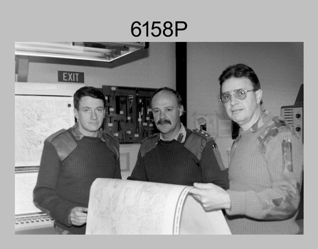 The first topographic map printed on the new Heidelberg Speedmaster Printing Press. c1992.