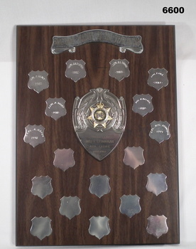 Plaque for Soldier of the Year Award 3.M.C. Unit.