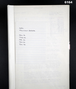A report on activities of 4 Fd Svy Sqn Jan - Jul 1981